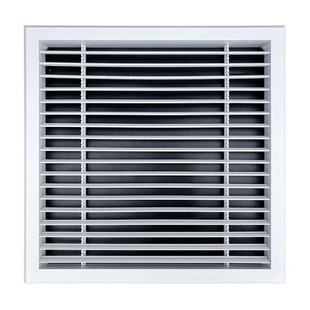 pvc中央空调进回出风口格栅检修口盖板塑料单层百叶窗通风罩 600