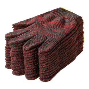 劳保手套加厚耐磨工作机修模具搬运工厂工地防护防滑男棉纱线手套