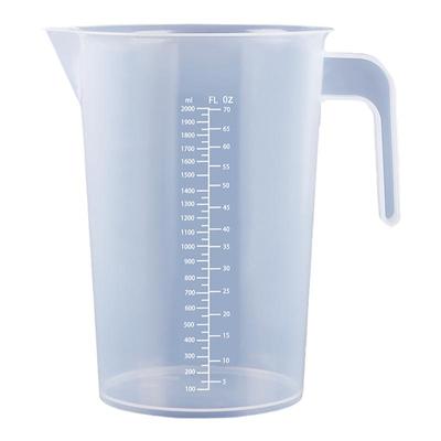 包邮加厚塑料量杯量筒 PP材质 带刻度 方便收纳 耐高温  3500毫升