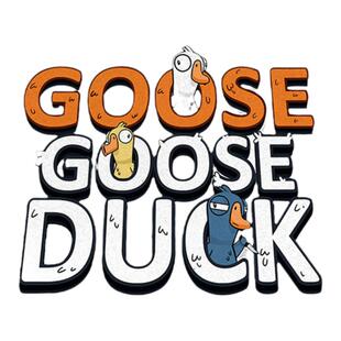Goose Goose Duck鹅鸭杀游戏反光汽车贴纸车身贴划痕遮挡后玻璃贴