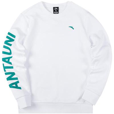 加绒加厚卫衣安踏保暖休闲圆领男