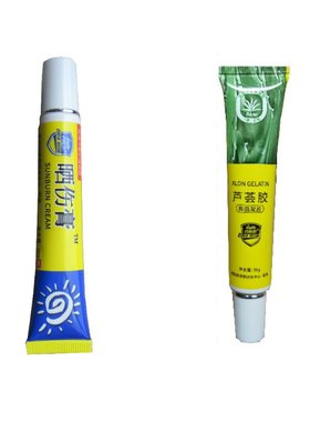 绿力曼秀天成芦荟胶晒伤晒后修复修护敏感肌肤舒缓祛痘淡化痘印