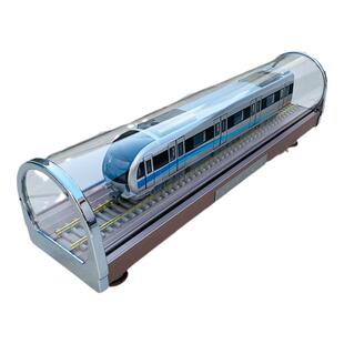 成都地铁十号线一号线 1:68沙盘仿真收藏商务礼品 火车地铁模型