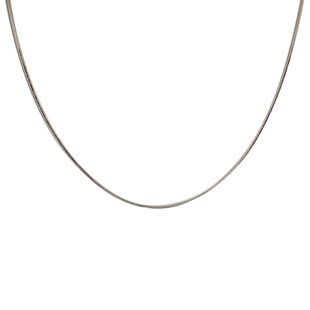 蛇骨链配链S925纯银项链锁骨链百搭女士极简冷淡风银链子银饰颈链