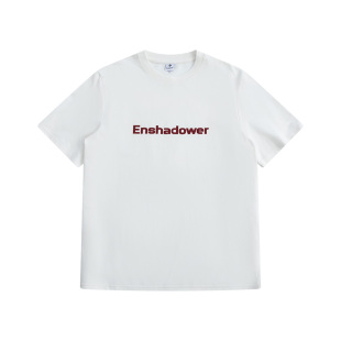 ENshadower隐蔽者UPF50+凉感面料短袖T恤吸湿速干字母印花圆领T恤