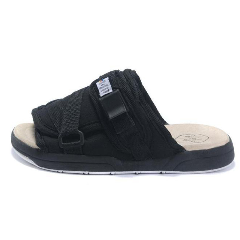 Visvim陈冠希休闲沙滩一字拖凉鞋