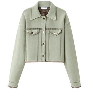 太平鸟小香风针织开衫女春A1EDE1231