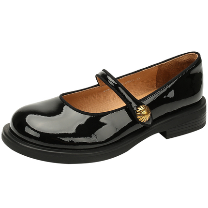 gnc新款小香风玛丽珍单鞋舒适皮鞋