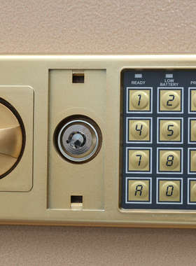 万泰25E保险箱家用小型保险箱迷你全钢保险柜办公商用入墙包邮