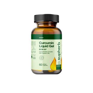 【自营】素赫伯Supherb进口专利bcm95姜黄素关节舒缓营养肝脏