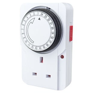 13A英规定时器时间控制器英式24小时循环开关家用机械插座港版
