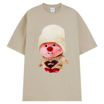 国潮牌情侣短袖HEYBIG休闲青少年