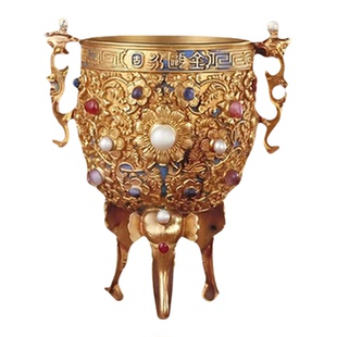 金锡大师手作文物复刻非遗锡雕制作女孩子手工diy玩具博物馆研学6