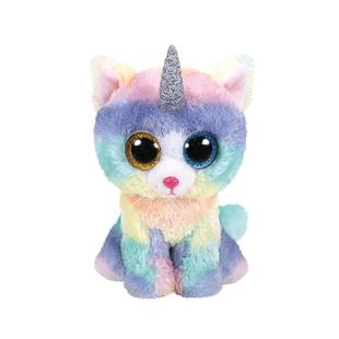 正版Ty大眼豆豆毛绒公仔可爱小兔子猫咪玩偶布娃娃生日礼物陪伴