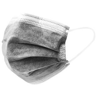 活性炭口罩一次性四层防尘透气独立实验室工业粉尘防护灰色碳甲醛