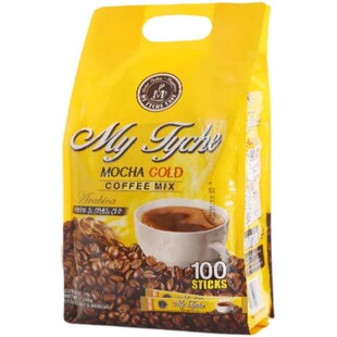麦蒂卡韩国进口咖啡摩卡味奶香型三合一咖啡速溶咖啡100条礼盒装