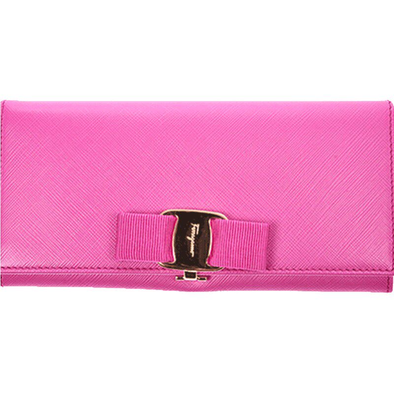 ferragamo菲拉格慕搭扣长款钱包