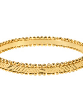 Dare买手店 Wens Jewels部落图腾珠珠窄版手镯复古原创设计首饰女