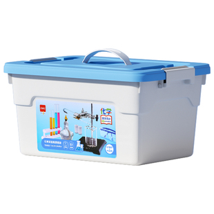 得力初中全套化学实验器材套装九年级中考必备考试专用教学仪器人教版化学试剂实验室铁架台冷凝管蒸馏装置