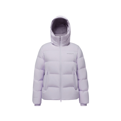 波司登时尚品质短款连帽羽绒服女