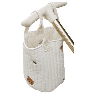 tat婴儿推车收纳挂包奶瓶尿布妈咪包刺绣手提水桶A类母婴