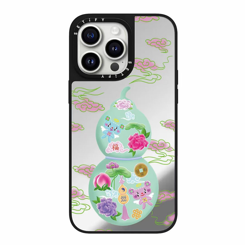 CASE珍宝葫芦适用iPhone16Pro苹果15Promax手机壳12潮牌13防摔套14个性15Pro复古16Promax可磁吸Plus女款11