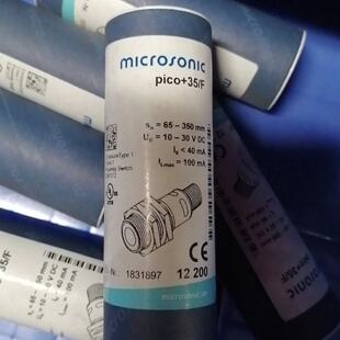 议价全新microsonic威声超声波传感器pico35F超声波传感器