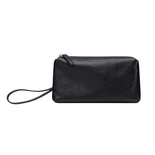 男士手包2024新款手拎包男式休闲时尚高级真皮包轻便出行潮流男包