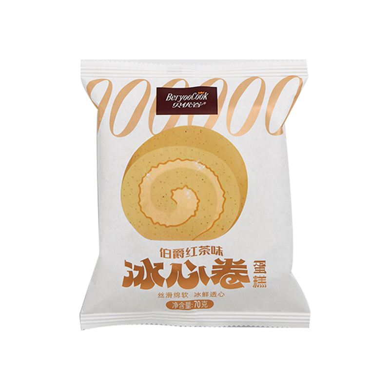 瑞士卷蛋糕面包动物奶油独立包装