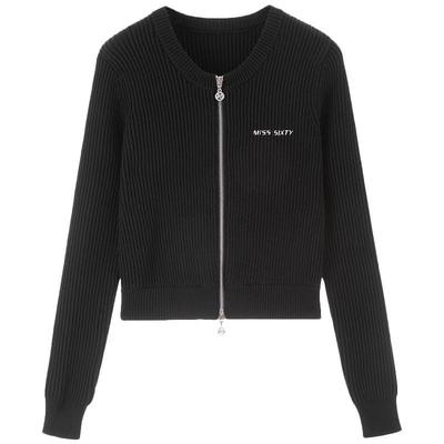 MissSixty双头拉链简约毛织外套