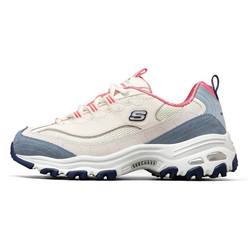 斯凯奇女鞋春夏季款蓝莓甜酒奶茶熊运动鞋跑步鞋厚底老爹鞋熊猫鞋