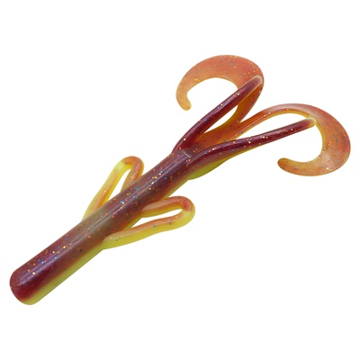 蜥蜴虫路亚软饵鳜鱼野鲈拖尾虾