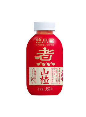 悠小君开胃山楂汁饮品350g*6瓶