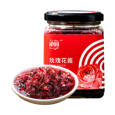滇园蜜酿食用玫瑰花酱2瓶