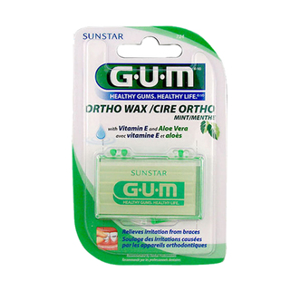 日本GUM正畸保护蜡 牙套矫正牙齿正畸蜡托槽牙箍牙口腔黏膜牙蜡