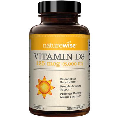 naturewise美国进口5000维生素d3