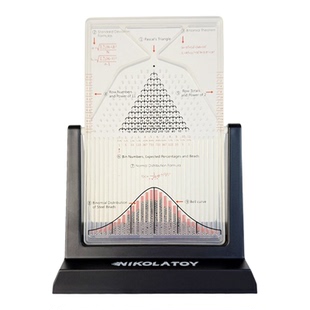 NIKOLATOY新款高尔顿板Galton Board正态分布模型