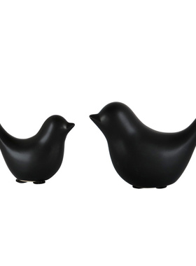 风吟黑白现代简约样板间创意摆件