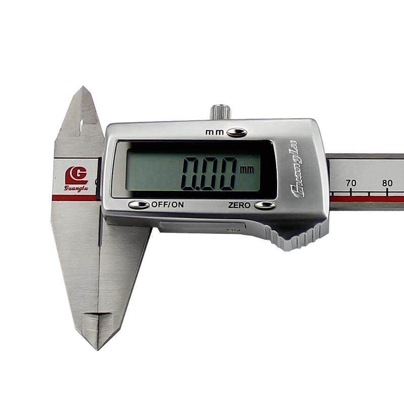 广陆数显卡尺0-150-200-300数字电子不锈钢游标工业文玩油标包邮