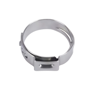 三德304不锈钢单耳喉箍卡箍汽车软管抱箍管卡夹子水油管紧固卡扣