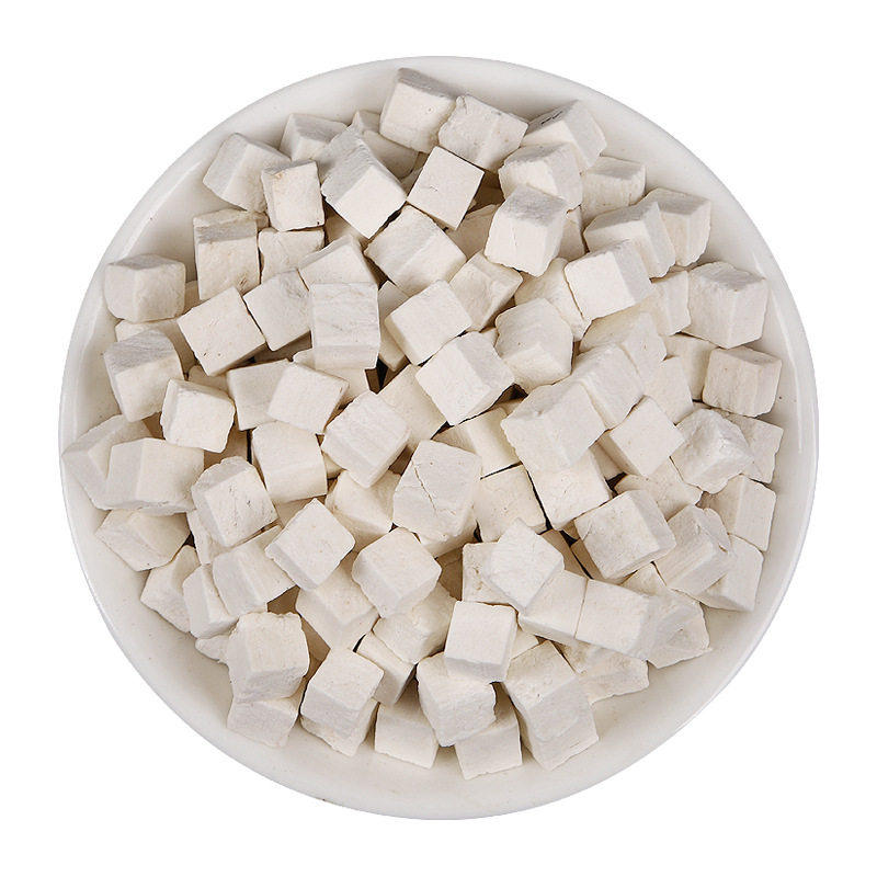 云南茯苓块 500g 正品白茯苓丁 无硫白茯苓块 煲汤泡水 农家新货