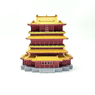鹳雀楼立体带灯模型山西景点文创创意国潮产品摆件纪念品伴手礼物