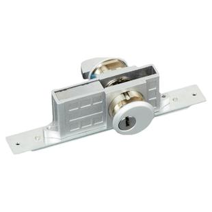 肯德基门锁有框玻璃门锁麦当劳通用锁芯地弹门地锁双面锁 KFC门锁