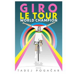 波加查海报环法自行车卧室房间挂墙宿舍壁纸运动励志墙贴装饰挂画