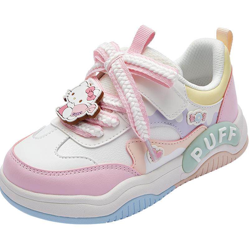 【hellokittyIP】巴拉巴拉童鞋儿童板鞋女童春秋新鞋子可爱低帮鞋