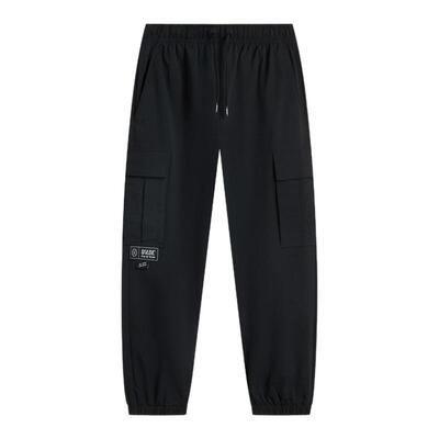 李宁正品韦德系列男子冰感舒适防晒工装多袋休闲九分裤AKQV001-1