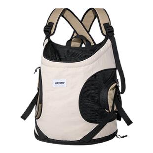 HiDREAM宠物胸前包猫咪外出托特帆布双肩背电动车出门便携狗狗包