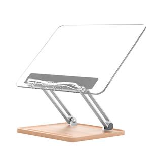 埃普桌面阅读架儿童书架透明学习支架可升降读书看书翻书神器书夹固定书本书桌台面多功能ipad平板支架写字