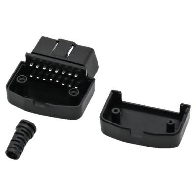 鹿途OBD2公母头接头连接器插头