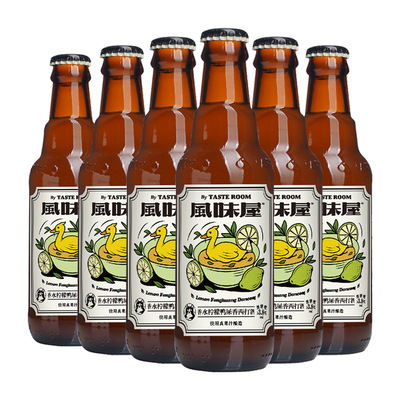 【TASTE ROOM忒斯特】橙花西柚凤梨百香果蜜桃洛神红245ml*24瓶